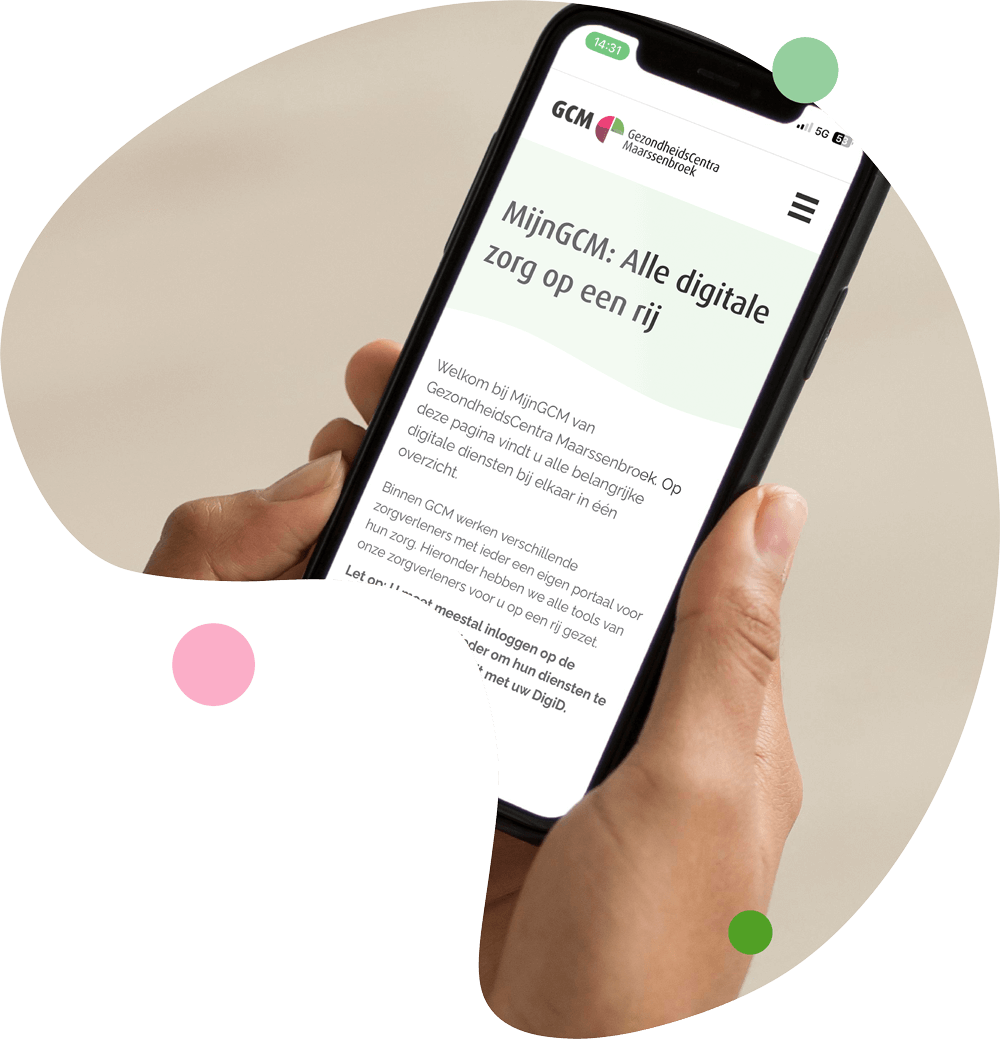 Zorg online met MijnGCM